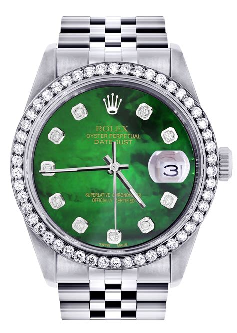 grüne rolex uhr